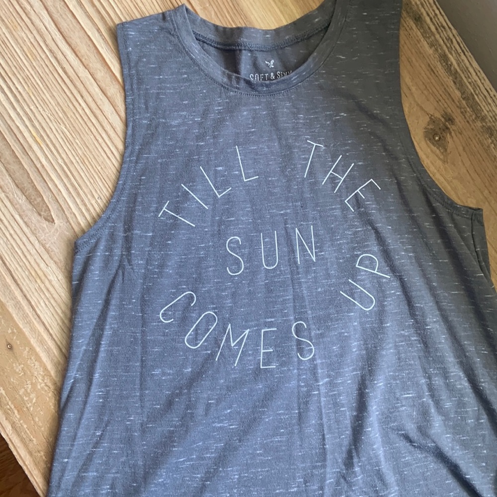 Gray tank